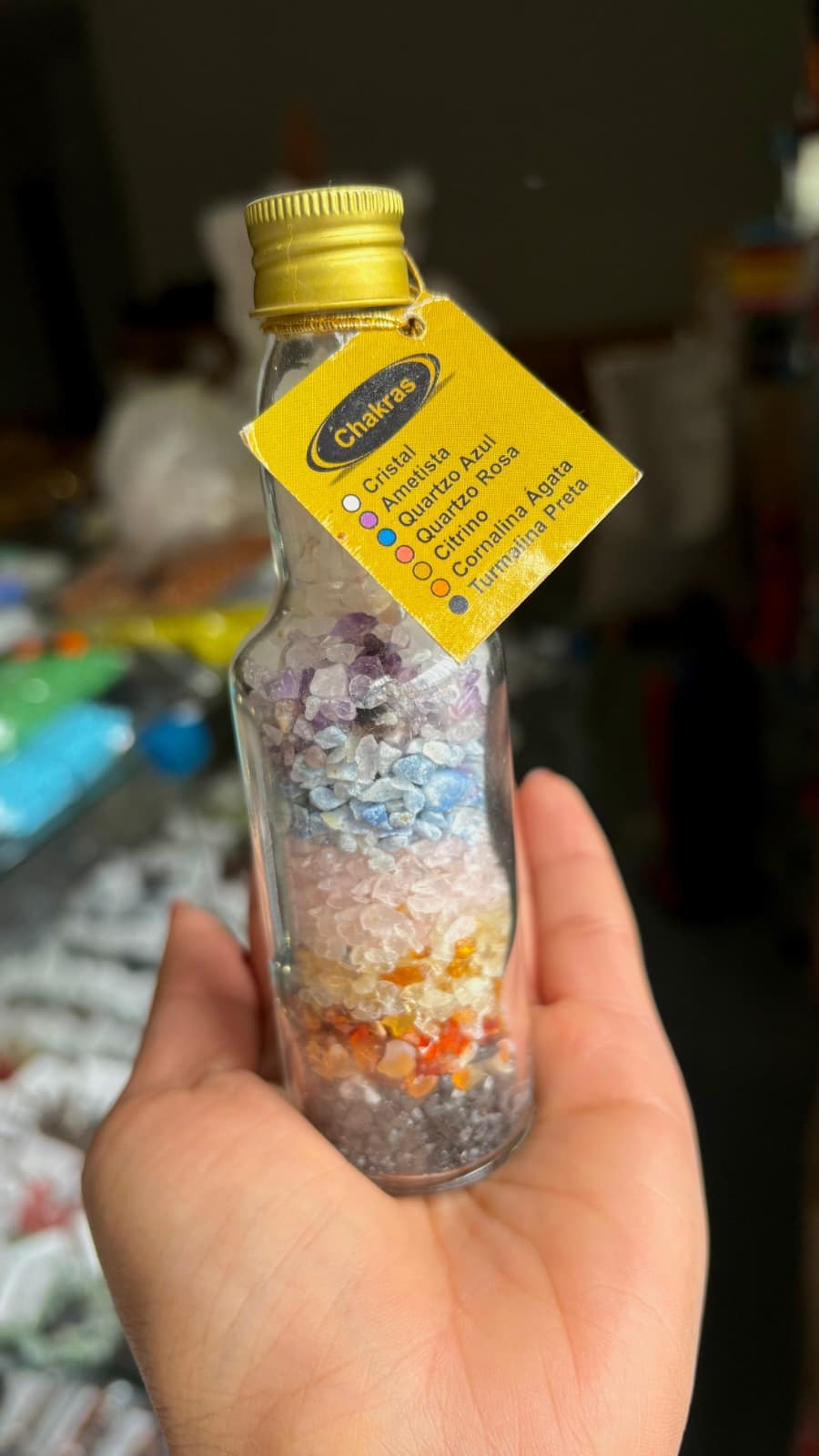 Mini Garrafa com Pedras