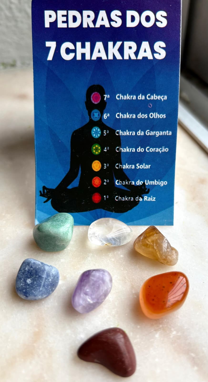 Pedras dos 7 Chakras